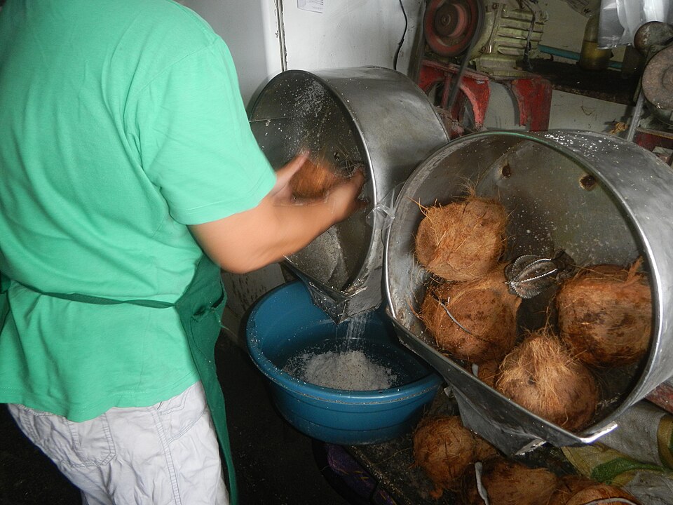 Coconut oil processing in the Philippines