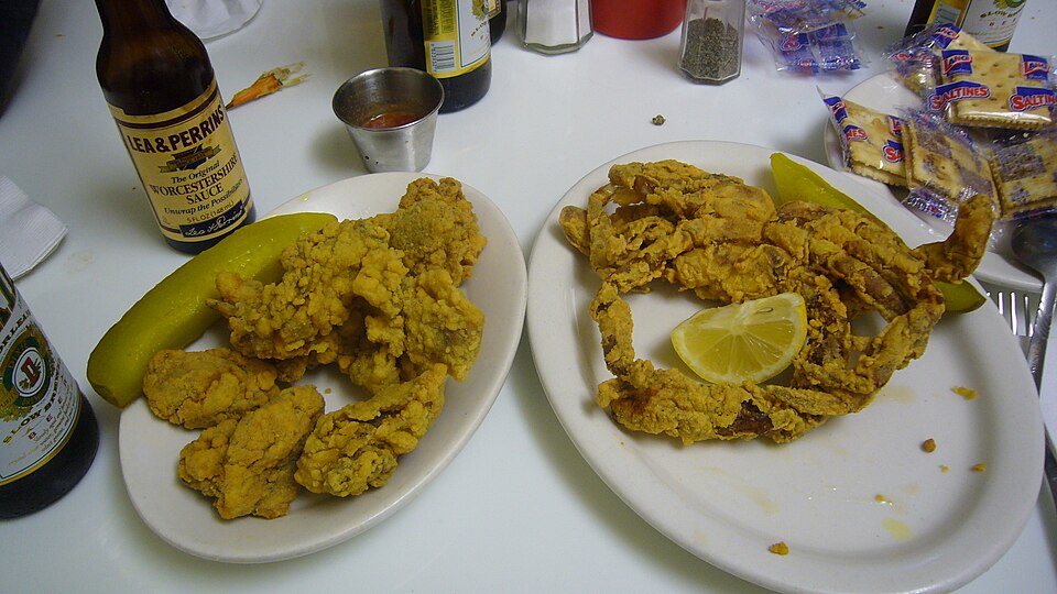 Oysters and shellfish