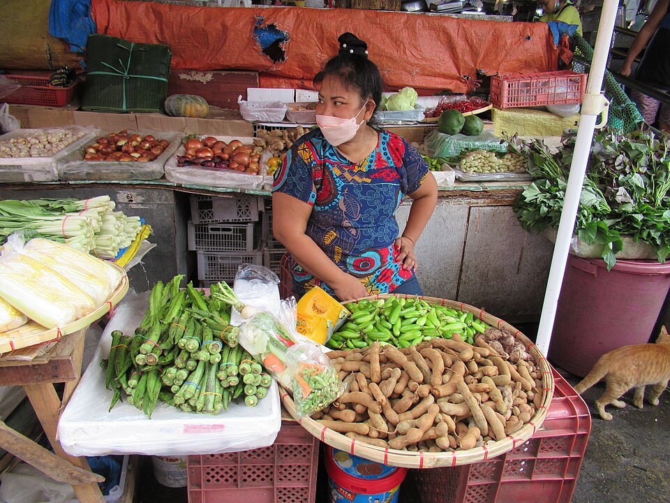 Public market — where farmers sell produce
